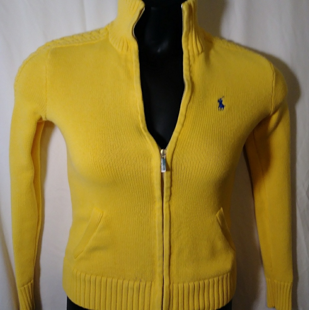 🔴Ralph Lauren Sport Zip Front Cardigan Sweater